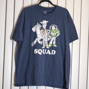 Navy Disney Toy Story XL Shirt - vintage, animated movies, 70's